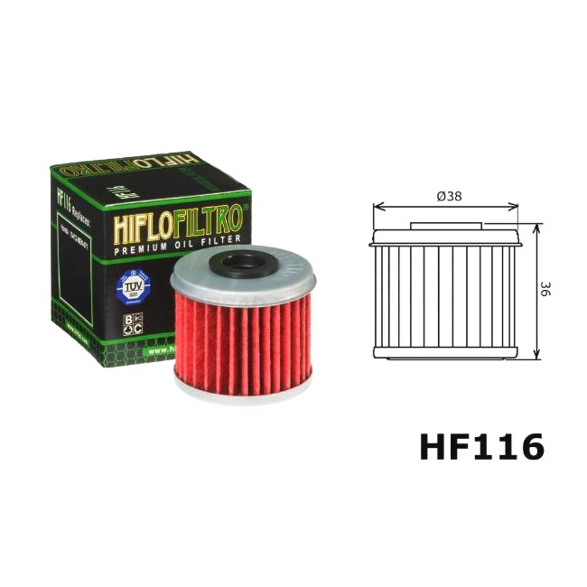 Alyvos filtras HONDA CRF(X)150R/250R/450R