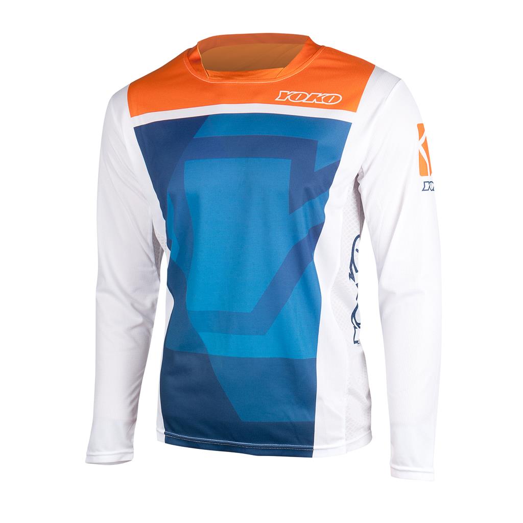 MARŠKINĖLIAI MX jersey YOKO KISA blue / orange