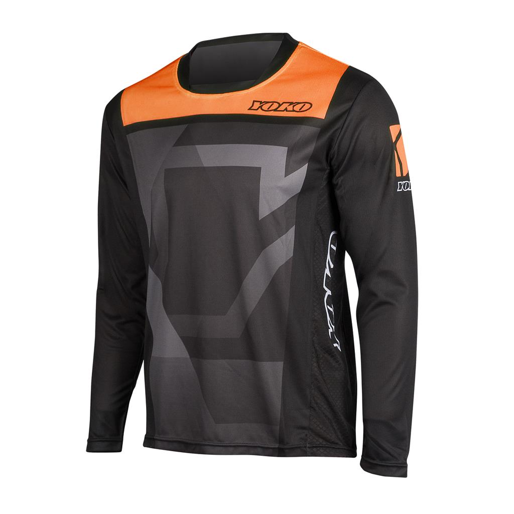 MARŠKINĖLIAI MX jersey YOKO KISA black / orange