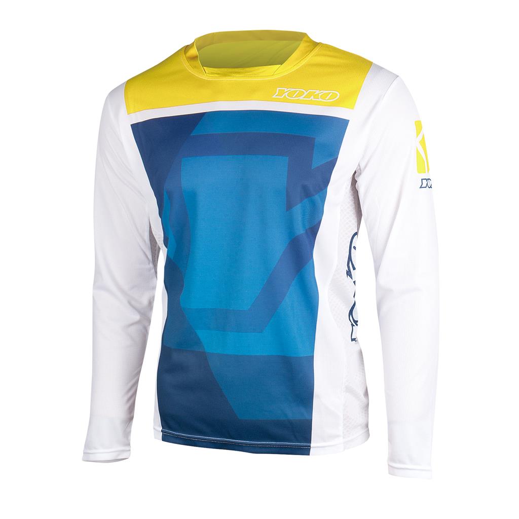 MARŠKINĖLIAI MX jersey YOKO KISA blue / yellow