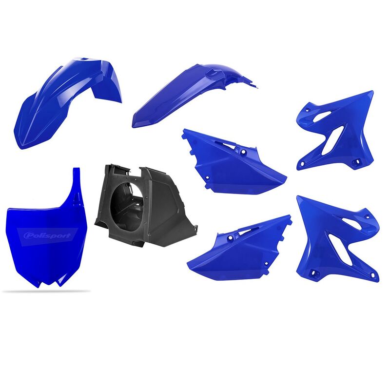 Plastikų k-tas Restyling YAMAHA YZ125/250 02-21 OEM Color 2021 BLUE