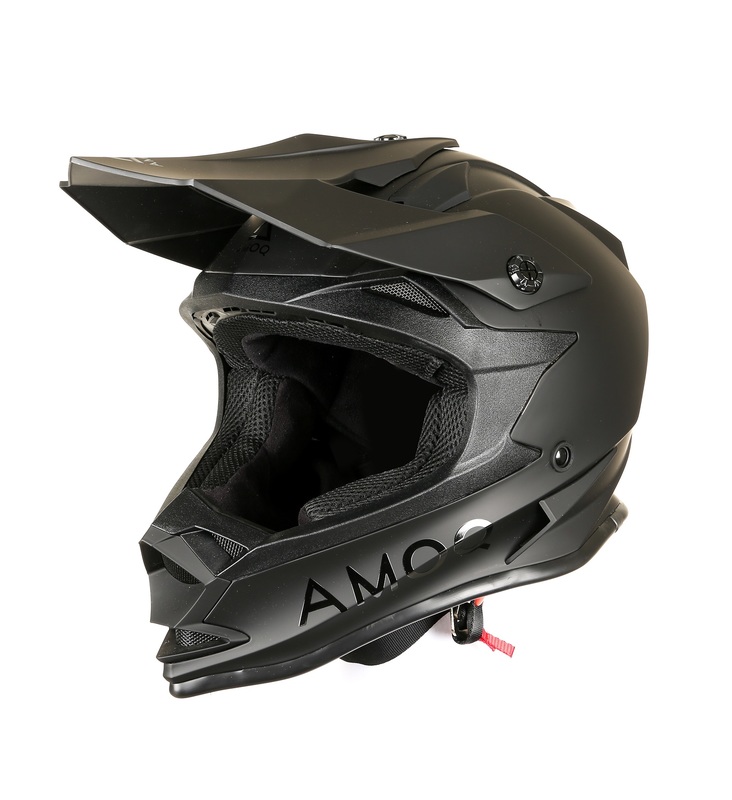 Šalmas AMOQ Meteor Helmet Blackout L dydis