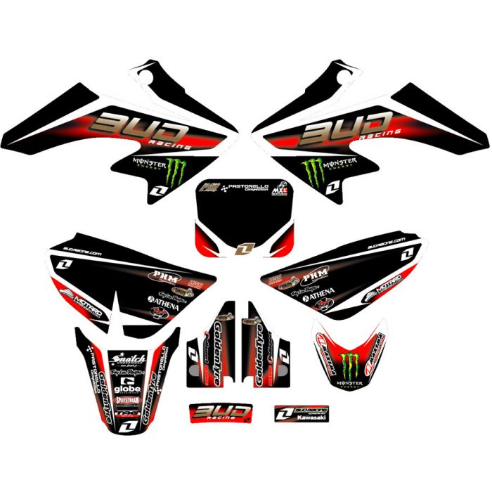 Grafikų k-tas HONDA CRF 50 MINI BIKE BUD Racing