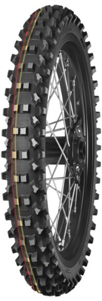 Padanga Mitas 80/100R21 51M TFMXSMRY TERRA FORCE-MX SM Front NHS red & yellow stripe